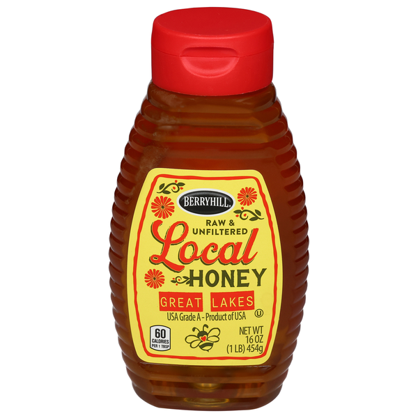 Berryhill Raw & Unfiltered Local Honey 16 oz