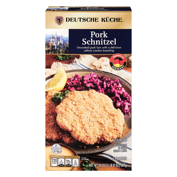 Deutsche Kuche Pork Schnitzel with Saltine Cracker Breading 24 oz