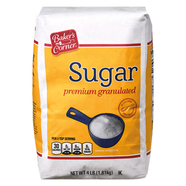Baker's Corner Granulated Sugar 4 lb
