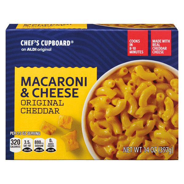 Chef's Cupboard Original Cheddar Macaroni & Cheese 14 oz