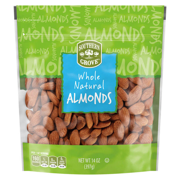 Southern Grove Whole Natural Almonds 14 oz