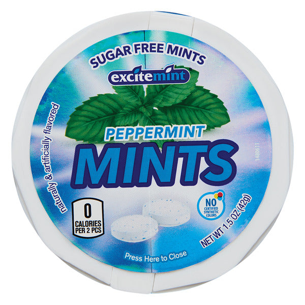 Excitemint Sugar Free Wintergreen Mints 1.5 oz