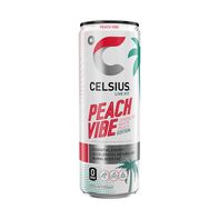 Celsius Peach Vibe Sparkling Energy Drink 12