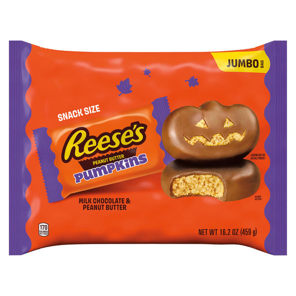 Hershey's Reese's Snack Size Peanut Butter Pumpkins 16.2 oz
