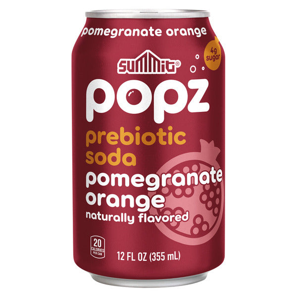 Summit Pomegranate Orange Prebiotic Soda 12 fl oz