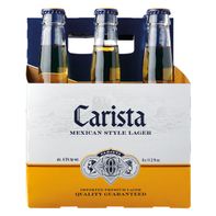 Carista Mexican Style Lager - 6 Pack, 11.2 fl oz Bottles 67.2 fl oz