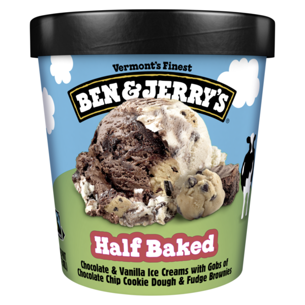 Ben & Jerry's Half-Baked Ice Cream 16 oz
