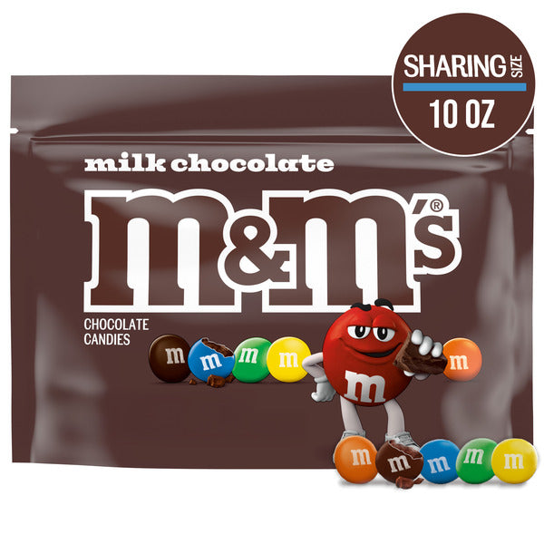 M&M's Sharing Size Milk Chocolate Candies 10 oz