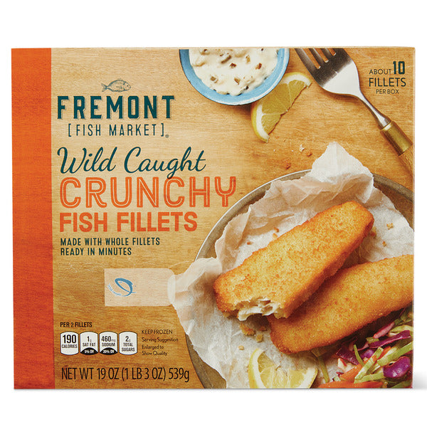 Fremont Fish Market Crunchy Fish Fillets 19 oz