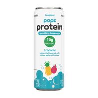 Summit Popz Tropical Protein Sparkling Beverage 12