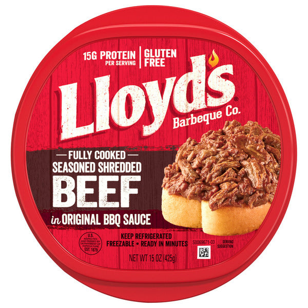 Lloyd's Lloyds Shredded Beef Tub 15 oz