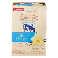 Elevation Vanilla Flavored Ultra Filtered Milkshake – 4 Pack, 11.5 fl oz 46