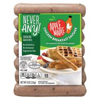 Never Any! Apple Maple Chicken Breakfast Sausage 8 oz