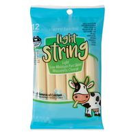 Happy Farms Light Mozzarella String Cheese, 12 count 10 oz