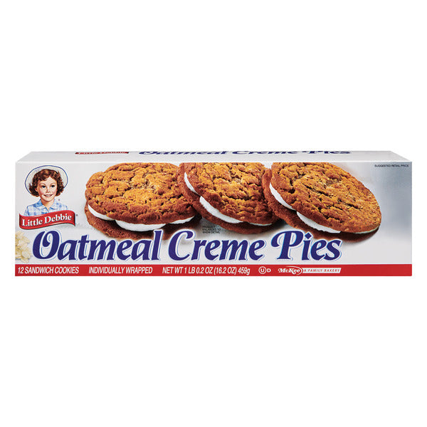 Little Debbie Oatmeal Creme Pies 12 ct