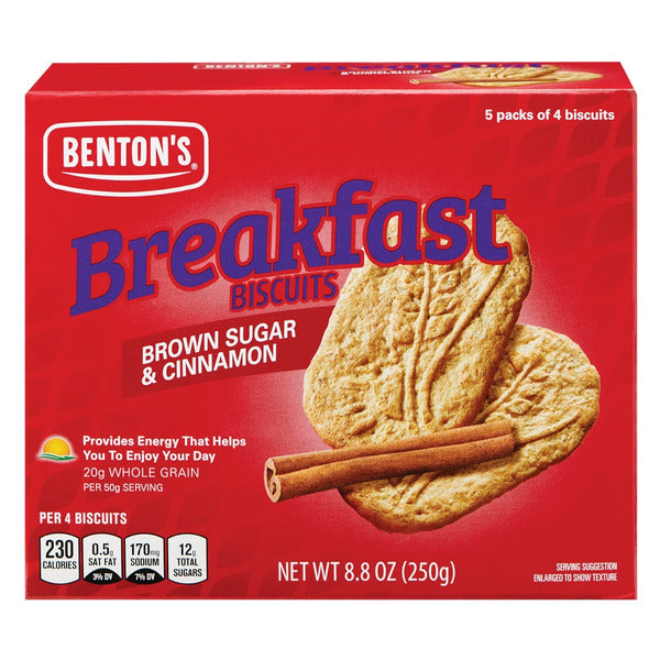 Benton's Brown Sugar & Cinnamon Breakfast Biscuits - 5 Pack 8.8 oz