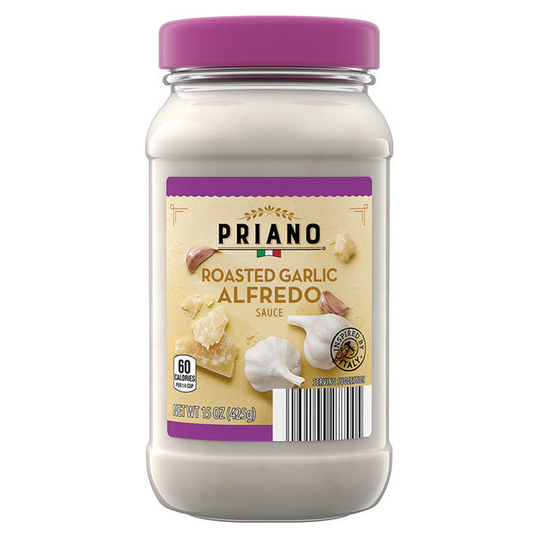 Priano Roasted Garlic Alfredo Sauce 15 oz