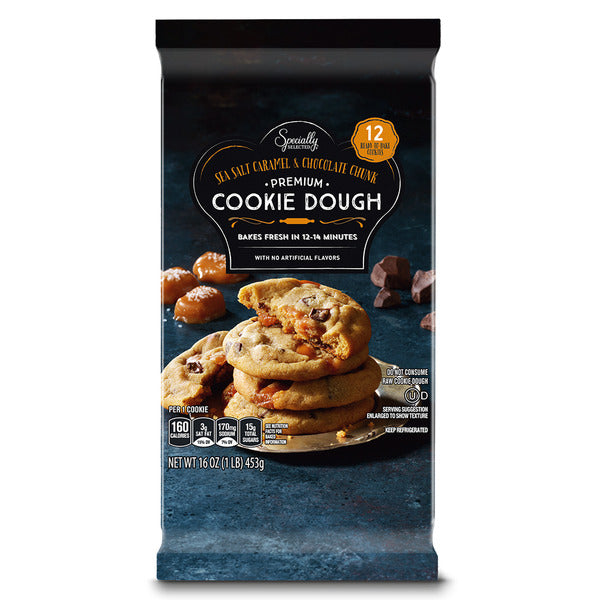 Specialty Selected Sea Salt Caramel Chocolate Chunk Cookie Dough 16 oz