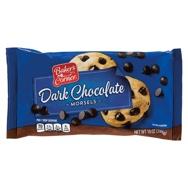 Baker's Corner Dark Chocolate Morsels 10 oz