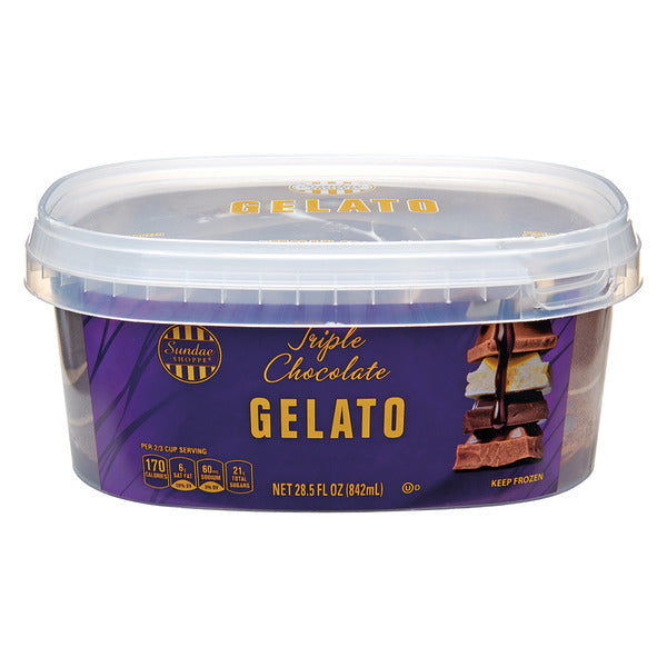 Sundae Shoppe Triple Chocolate Gelato 28.5 fl oz
