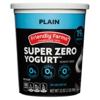 Friendly Farms Super Zero Plain Nonfat Greek Yogurt 32 oz