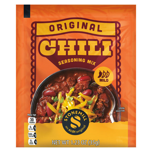 Stonemill Mild Original Chili Seasoning Mix 1.25 oz