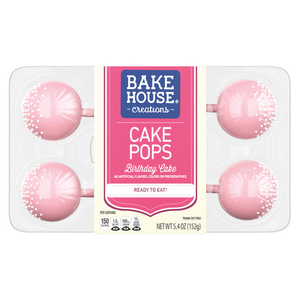 Bake House Creations Birthday Cake Cake Pops 5.4 oz