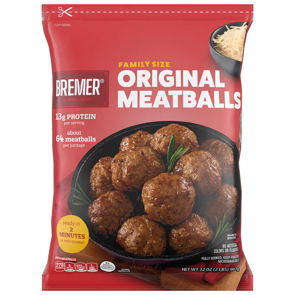 Bremer Family Size Original Meatballs 32 oz