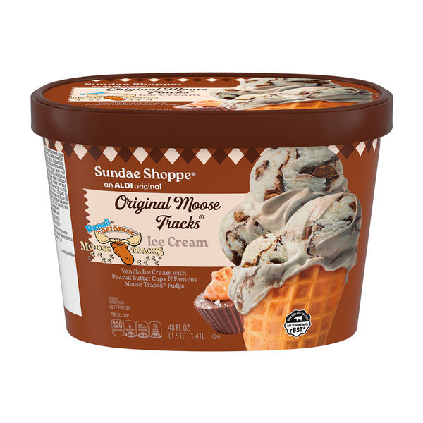 Sundae Shoppe Moose Tracks Ice Cream 48 fl oz