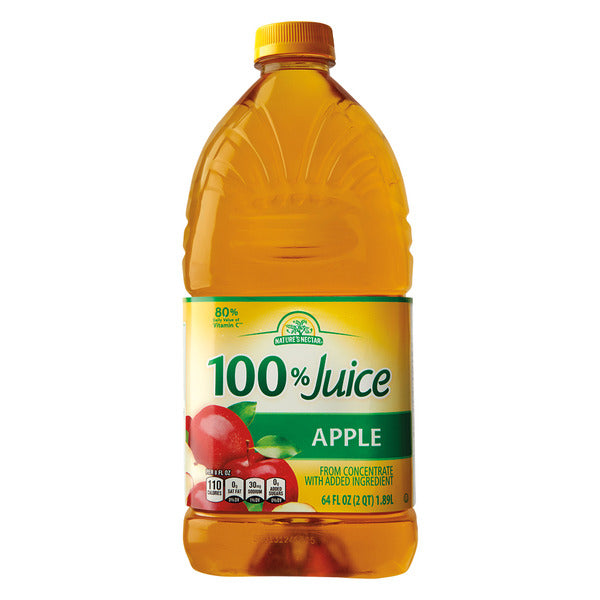 Nature's Nectar 100% Apple Juice 64 fl oz