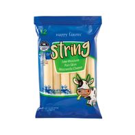 Happy Farms Mozzarella String Cheese, 12 count 12 oz