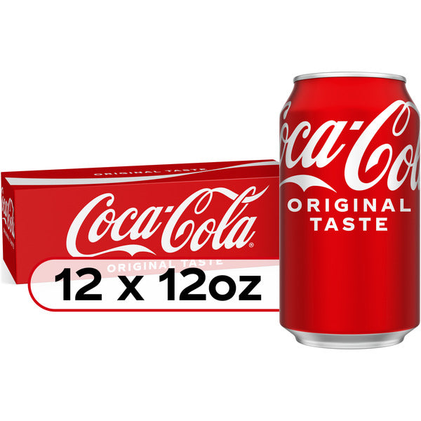 Coca-Cola Classic Soda Cans - 12 Pack 12 fl oz