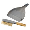 Easy Home Gray Premium Dustpan and Brush Set 1 each