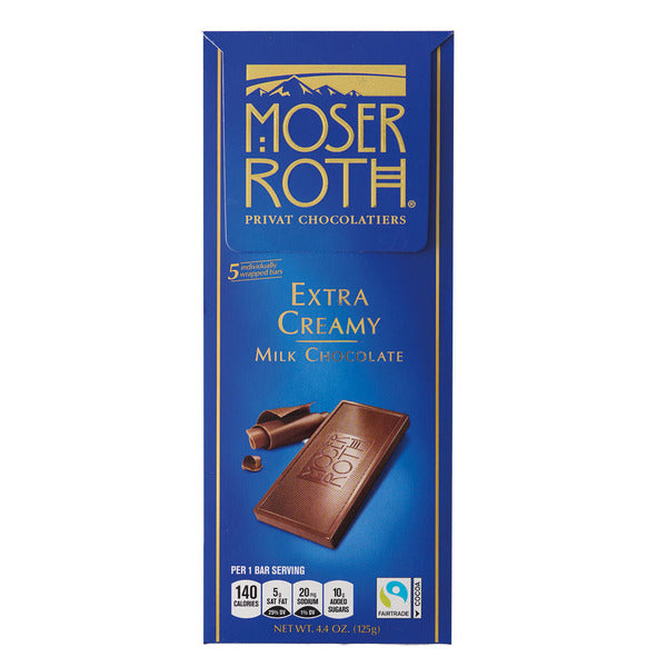 Moser Roth Extra Creamy Milk Chocolate 4.4 oz