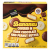 Season's Choice Frozen Bananas Covered in Dark Chocolate and Peanut Butter 5.3 oz