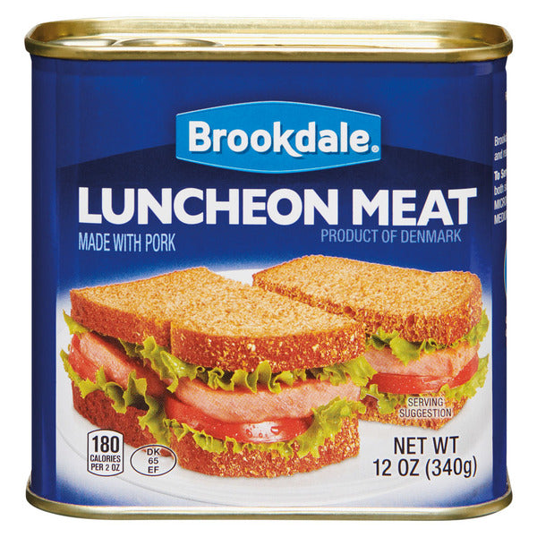 Brookdale Luncheon Meat Made with Pork 12 oz