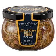 Specially Selected Black Olive, Basil & Cheese Tapenade 7.9 oz