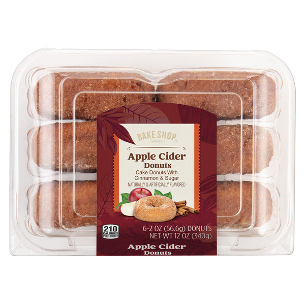 Bake Shop Apple Cider Donuts - 6 Count 1 each