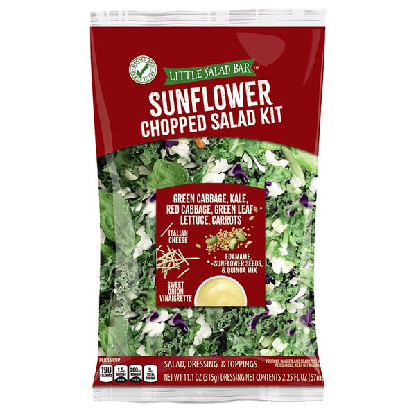Little Salad Bar Sweet Onion Vinaigrette Sunflower Chopped Salad Kit 12 oz