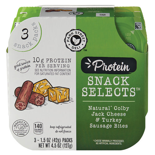 Park Street Deli Turkey Bites with Colby Jack 4.5 oz