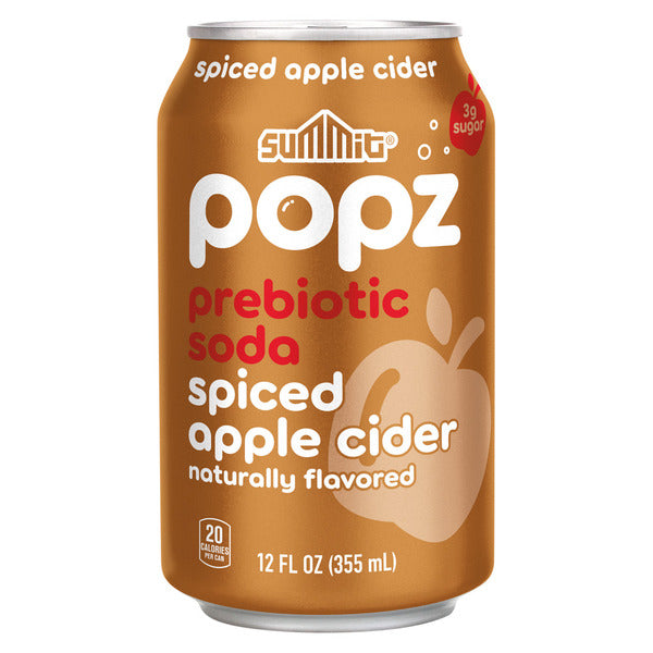 Summit Spiced Apple Cider Prebiotic Soda 12 fl oz