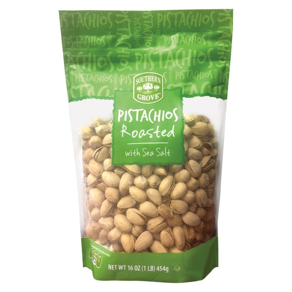 Southern Grove Pistachios Roasted with Sea Salt 16 oz