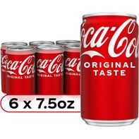 Coca-Cola Original Cola Mini Cans 7.5