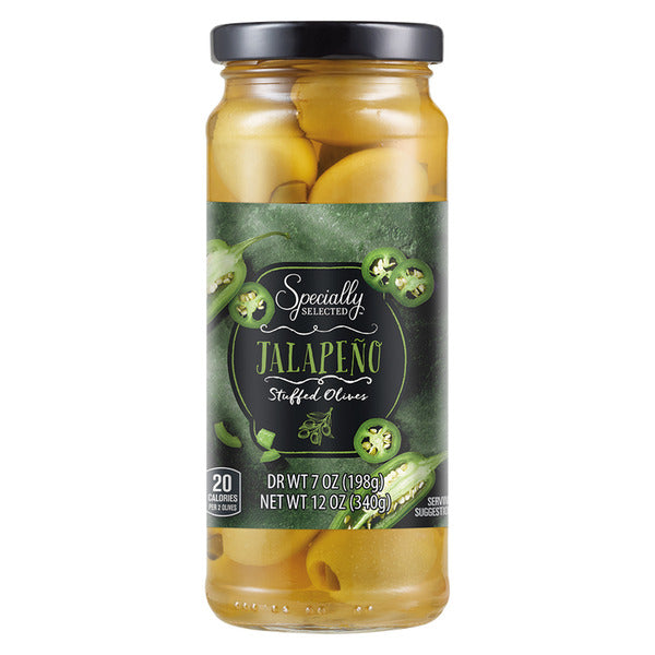 Specially Selected Jalapeño Stuffed Olives 7 oz