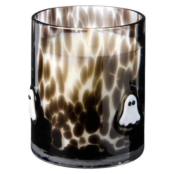 Kirkton House Black Ghost Halloween Icon Candle