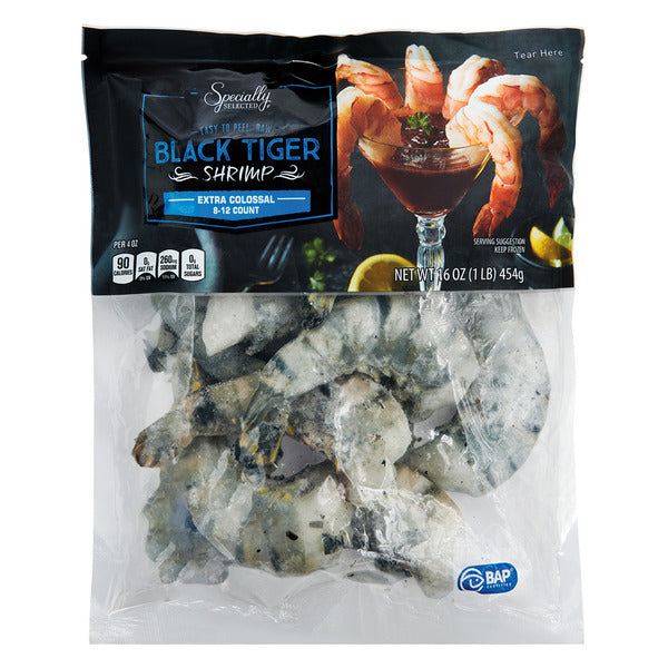 Specially Selected Extra Colossal Black Tiger Shrimp 16 oz