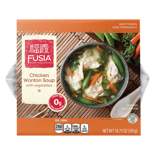 Fusia Asian Inspirations Chicken Wonton Soup with Vegetables 10.75 oz
