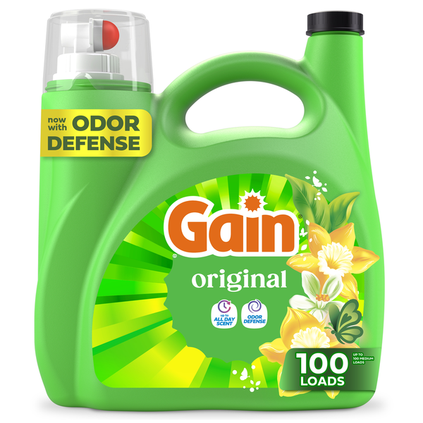 Gain Original Scent Liquid Laundry Detergent 132 oz
