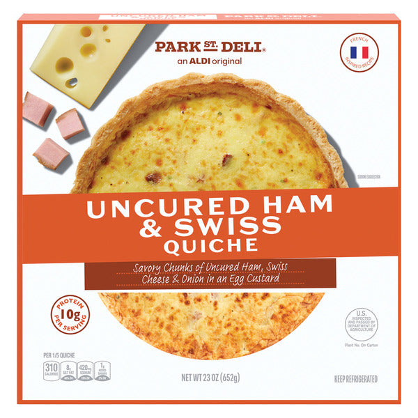 Park Street Deli Ham & Swiss Quiche 23 oz