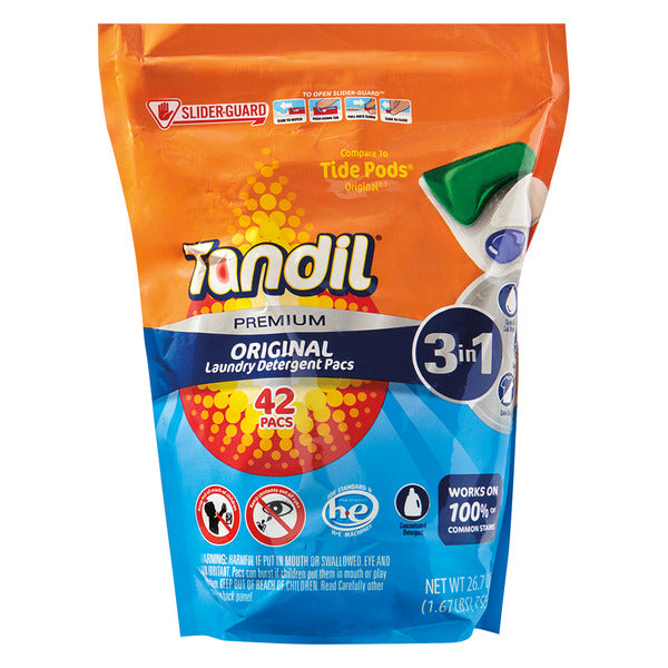 Tandil Premium Laundry Detergent Pacs, Original Scent 26.7 oz